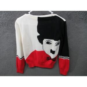 Vintage CHARLIE CHAPLIN Women's Size Small Sweater Made Taiwan R.O.C.